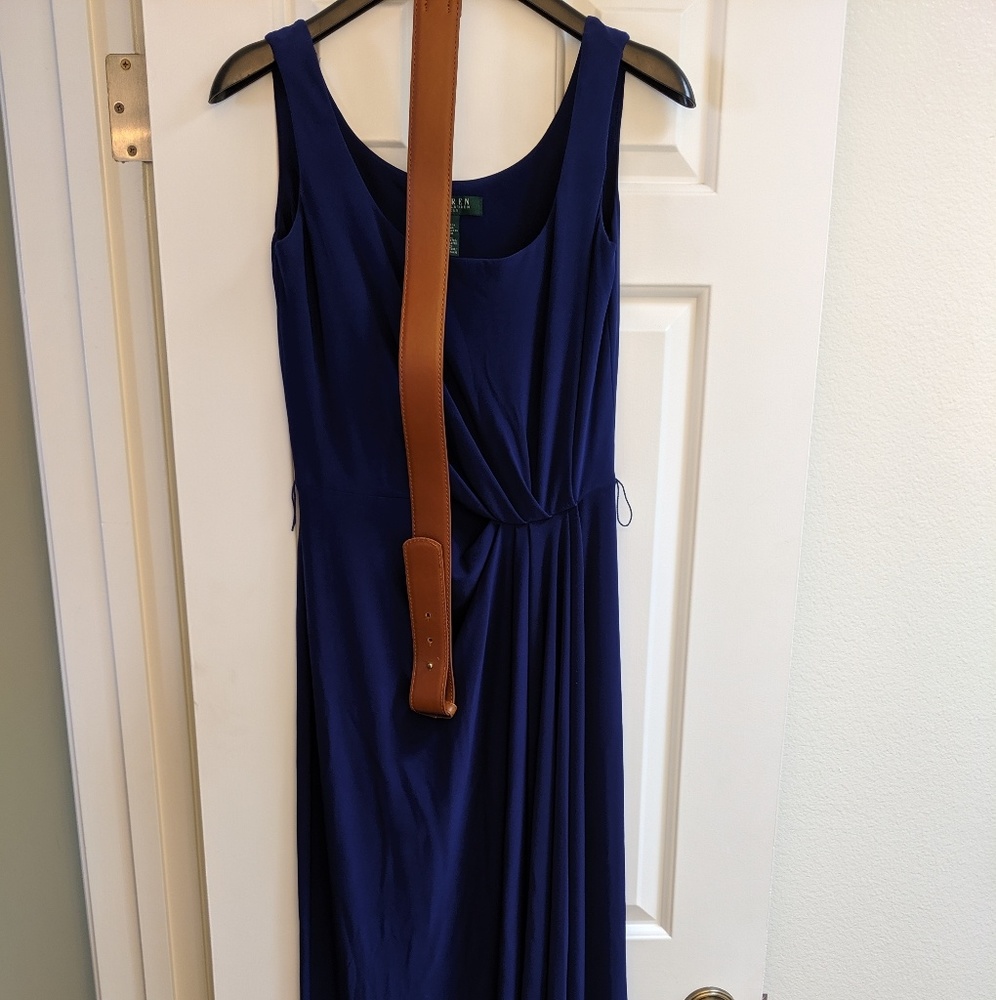 Ralph Lauren High-Low Full-Length Dress